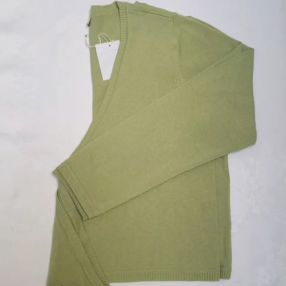 New Appleseed's Open-Front Cardigan Sweater Size L Color Pear - Picture 5 of 6